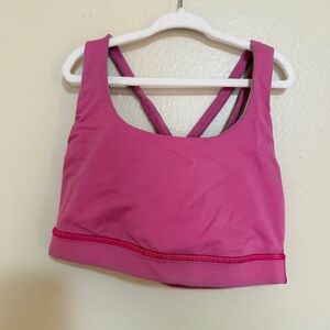 Lululemon Athletica Vibrant Pink Sports Bra Size 4